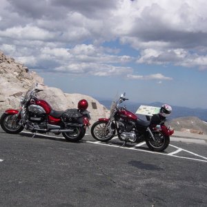 High - almost atop Mt Evans