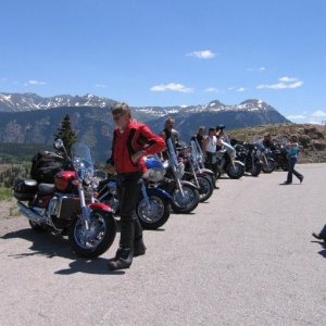 Couples' ride in 07 - between Silverton & Durango Colorado