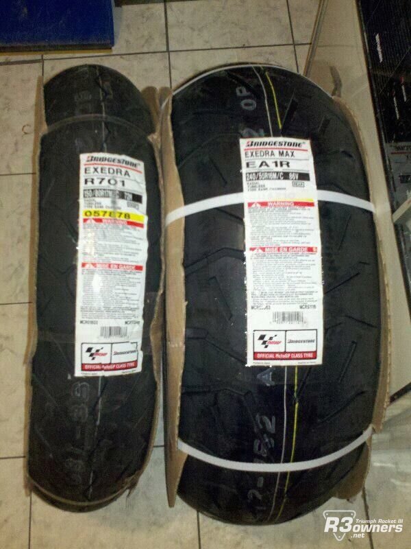 Bridgestone G701 150/80-17, Exedra Max 240/55-16