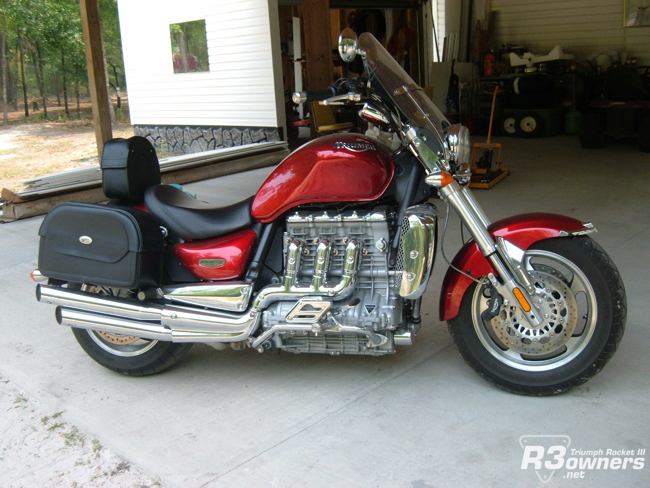 Triumph rocket clearance 3 saddlebags